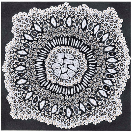 Kaleidoscope White Doily