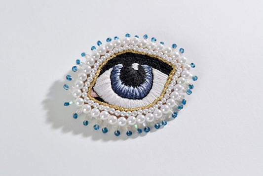 Brooch Blue Eye