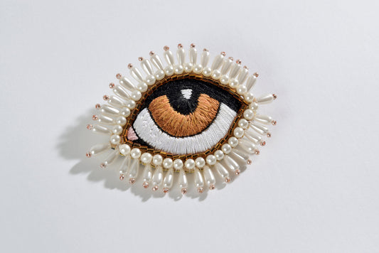 Brooch Copper Eye